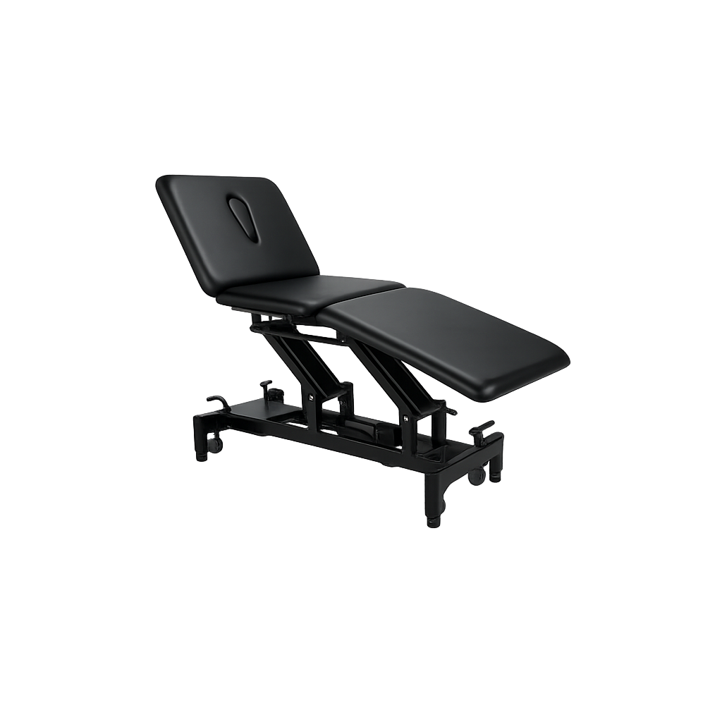 Electric 3 Section Medical Treatment Table Black